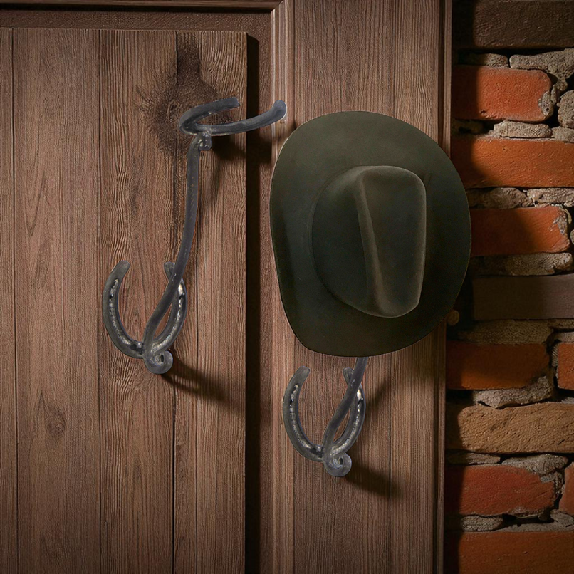 Horseshoe Wall Hat Rack