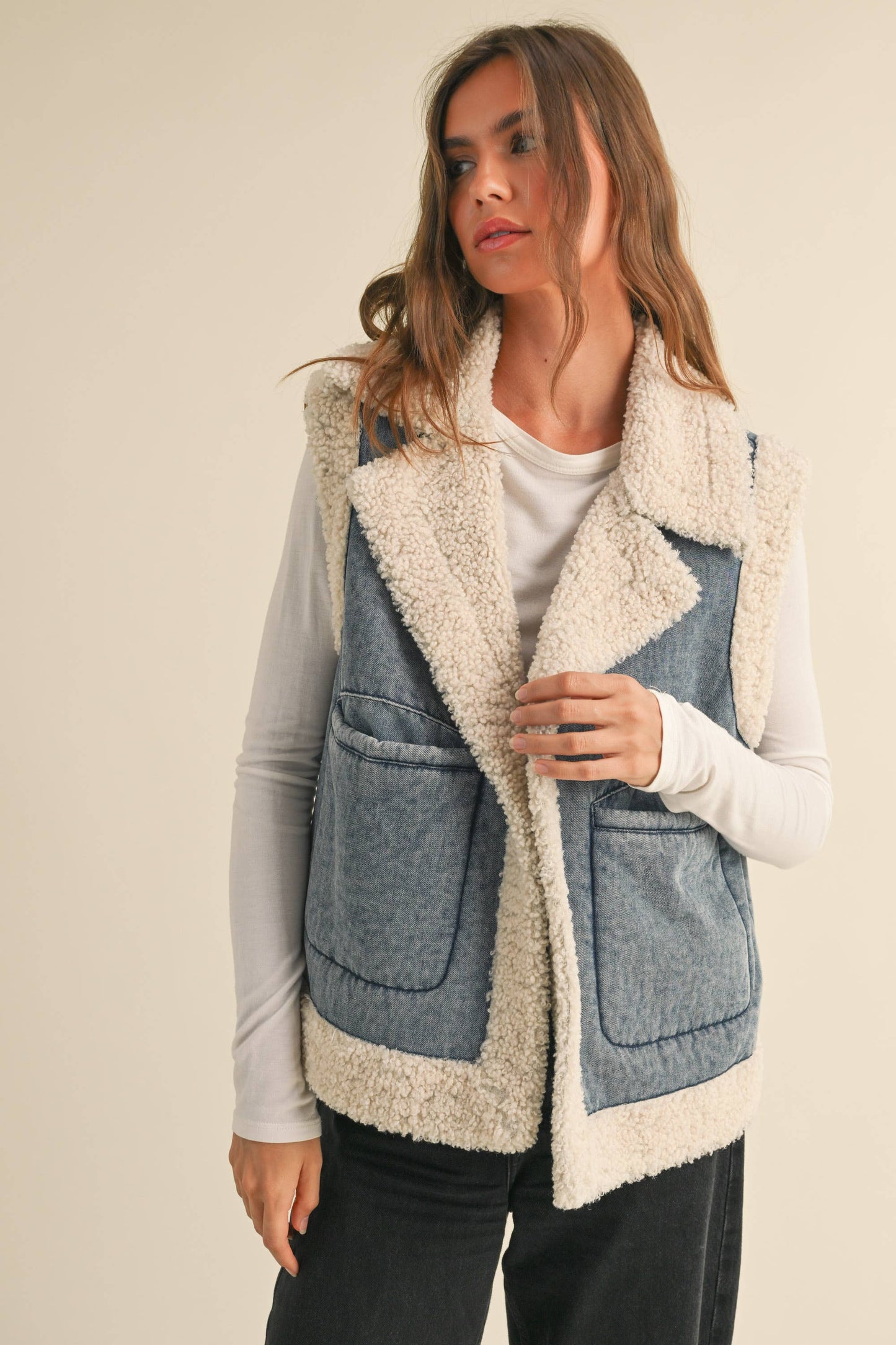 Tahoe Denim Sherpa Vest