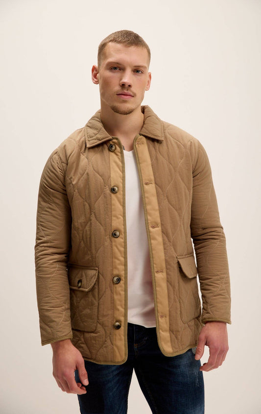 Bozeman Quilted Snap Button Coat