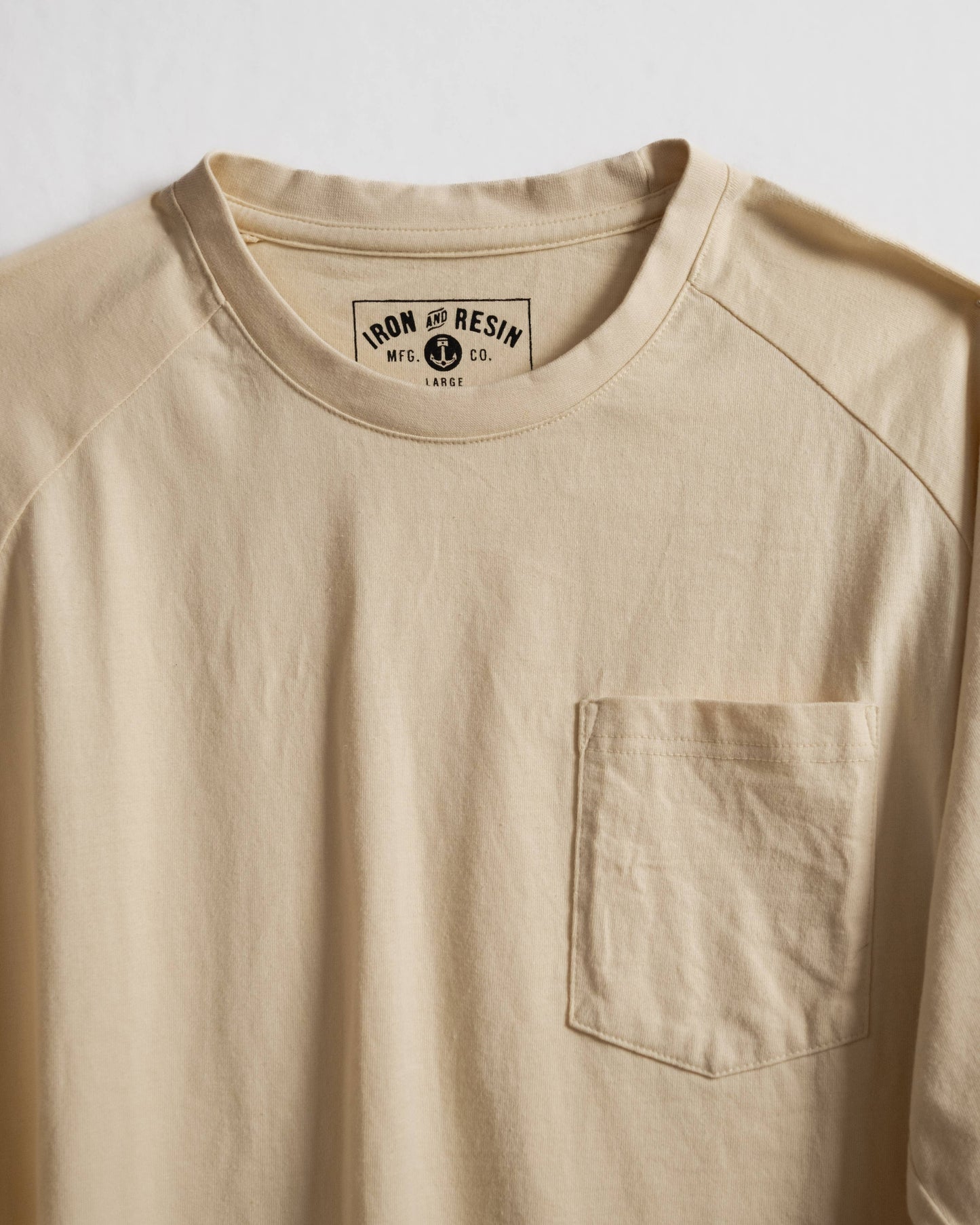 Faded Pocket Raglan