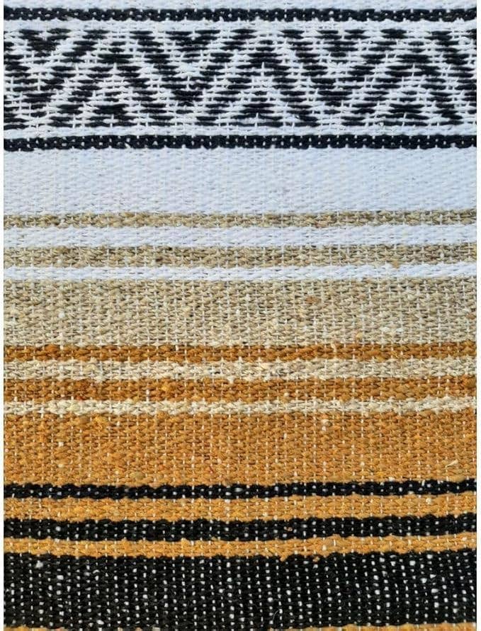 Tan & Gold Mexican Blankets