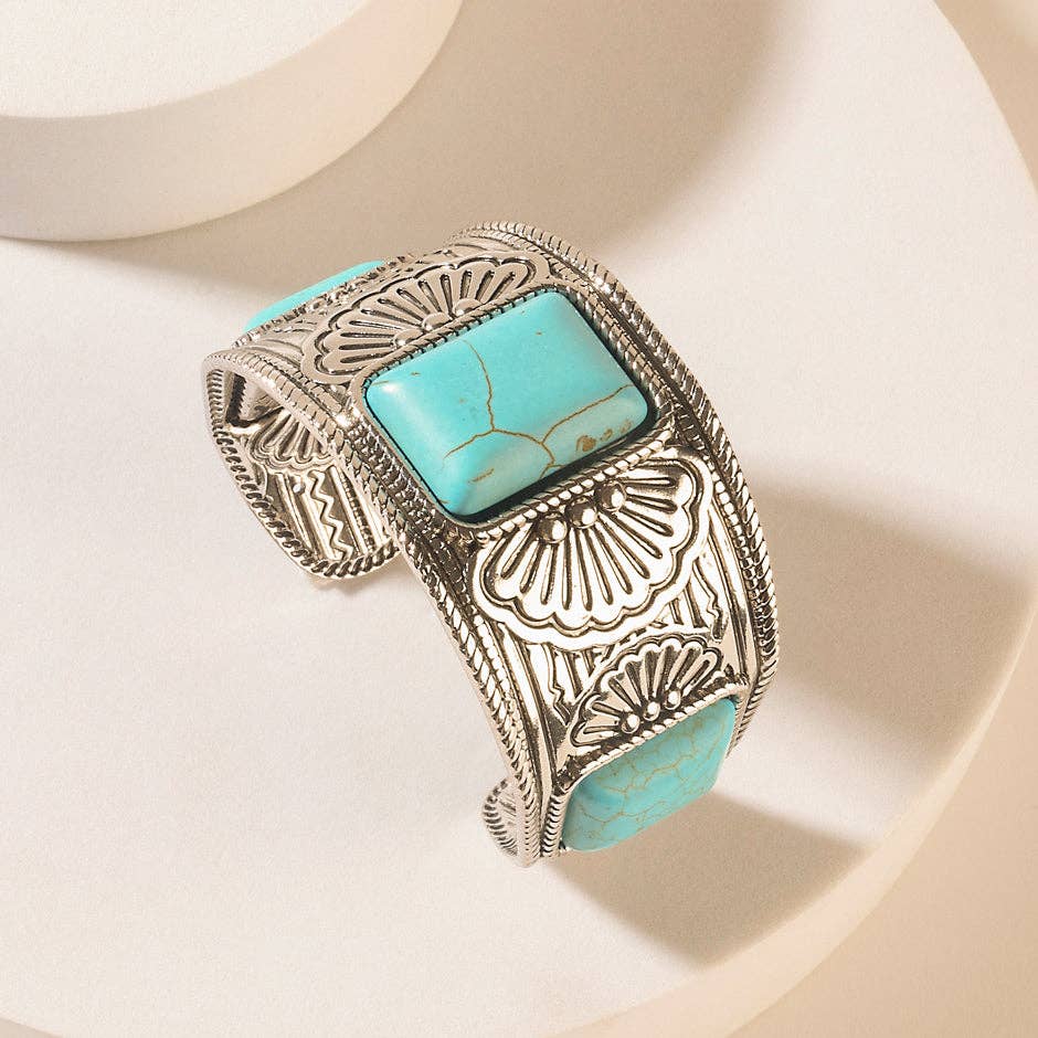Desert Bracelet-Navajo Teal