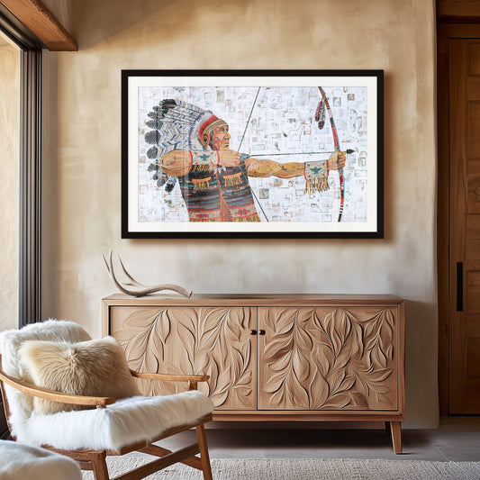 The Battle American Indian Wall Art