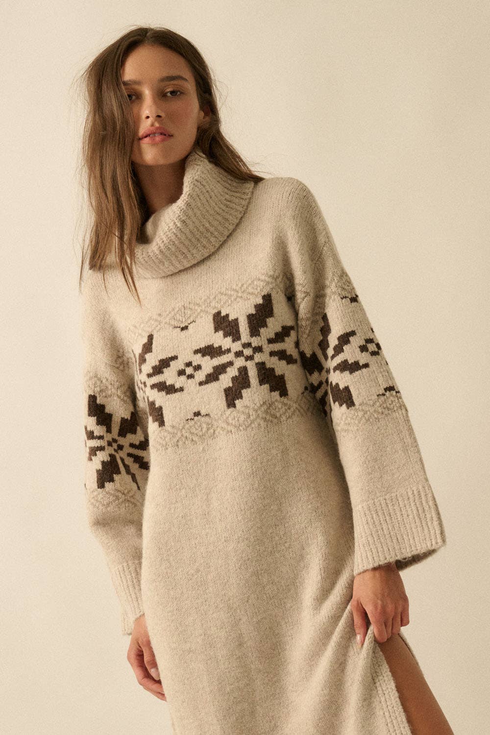 Alpine Knit Sweater Dress