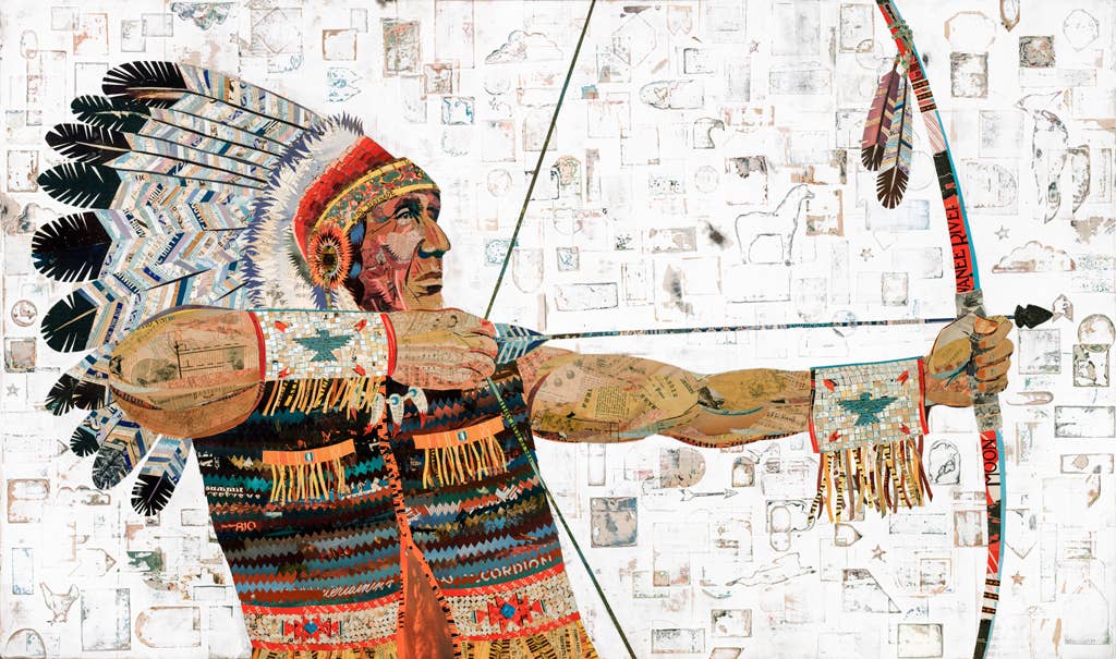 The Battle American Indian Wall Art