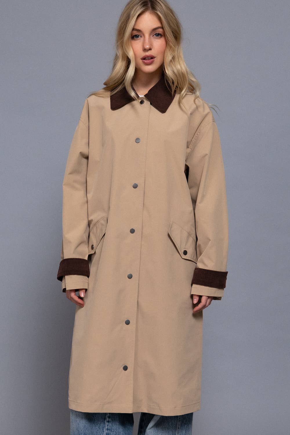 Silverton Long Trench Coat