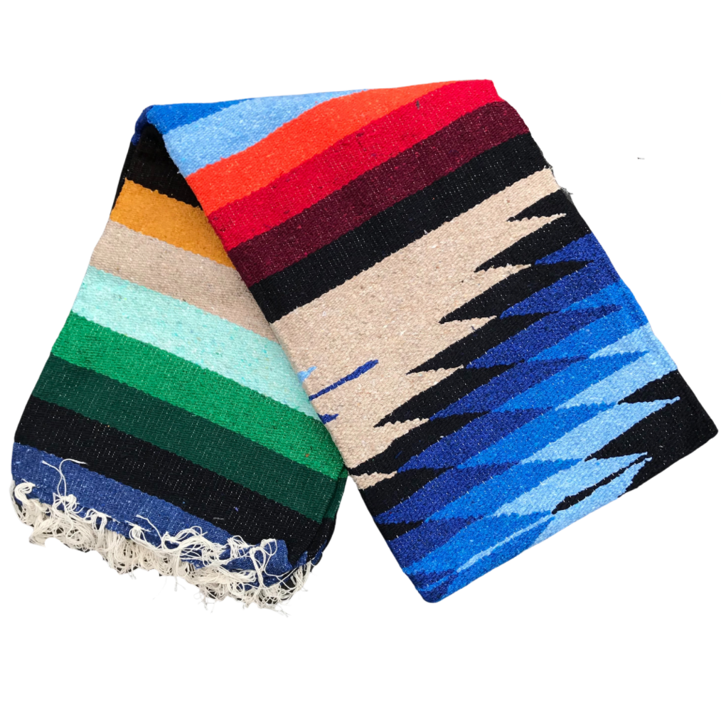 Beige Mexican Diamond Blanket