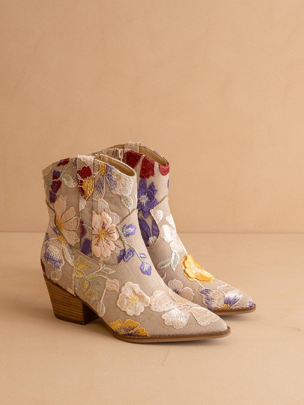 Wanda Floral Western Boot