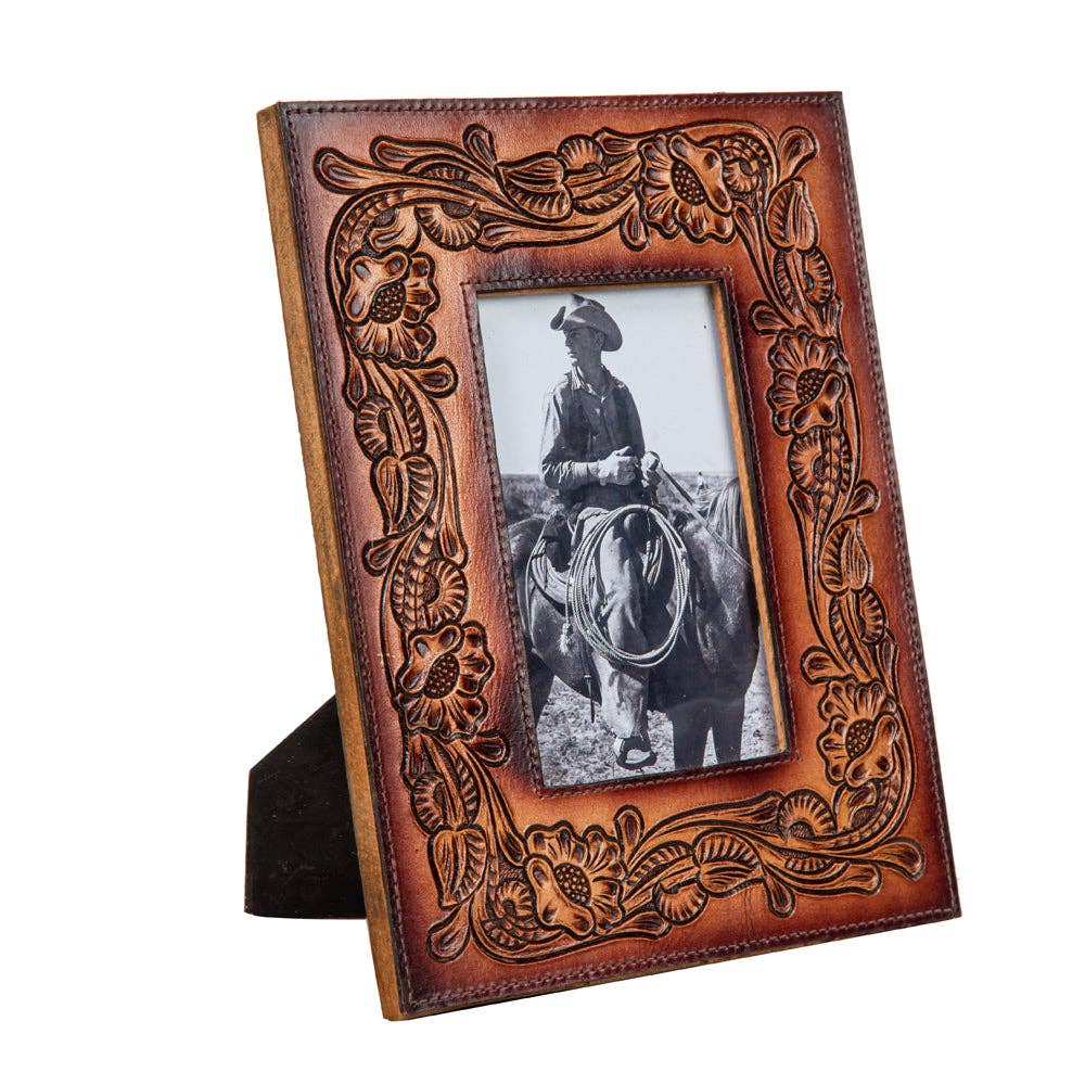 Moment In Time Hand-Tooled Frame