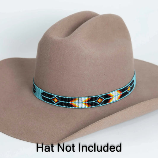 Arapaho Style Beaded Hat Band