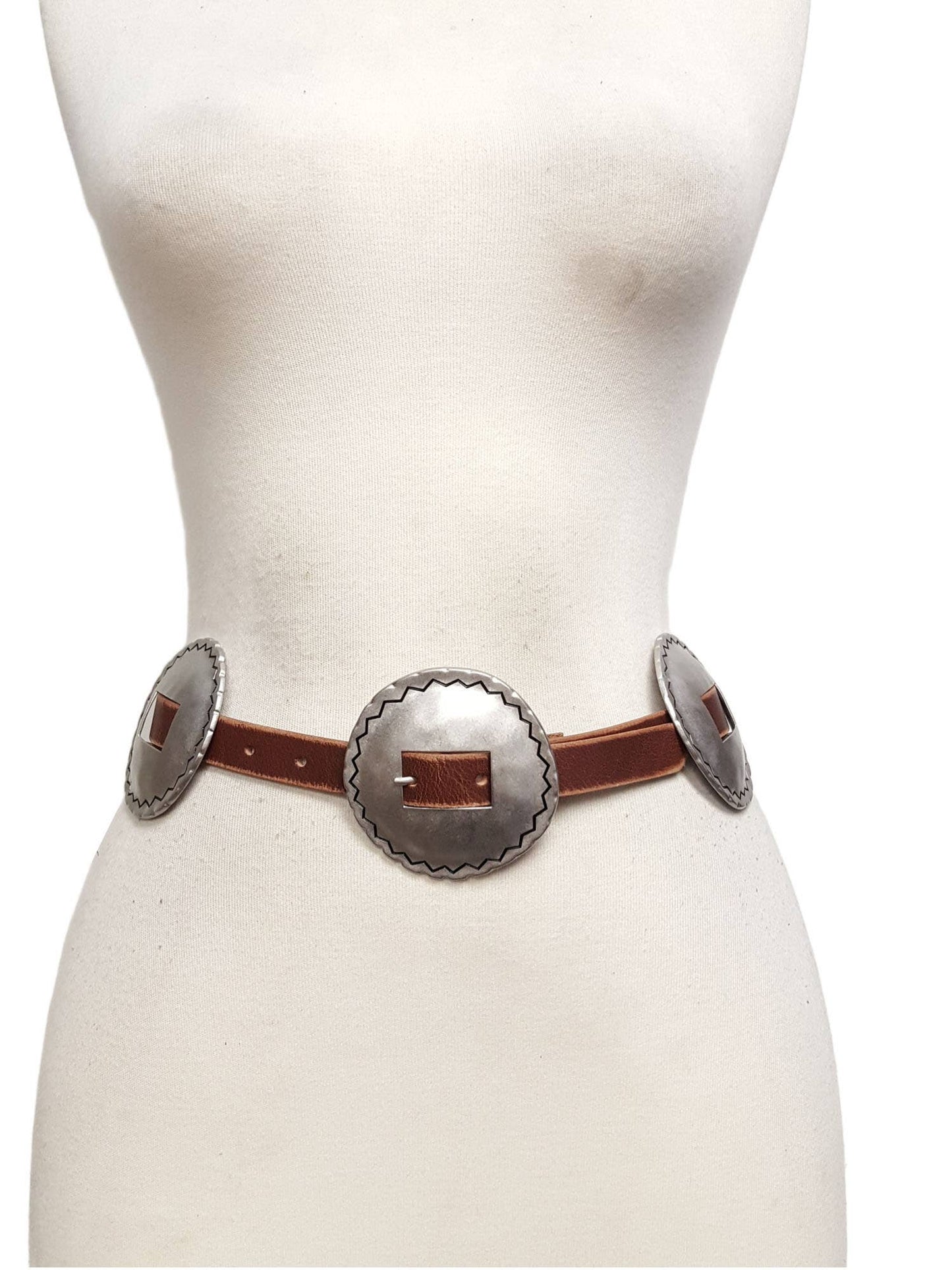 Southwest Round Concho Belt