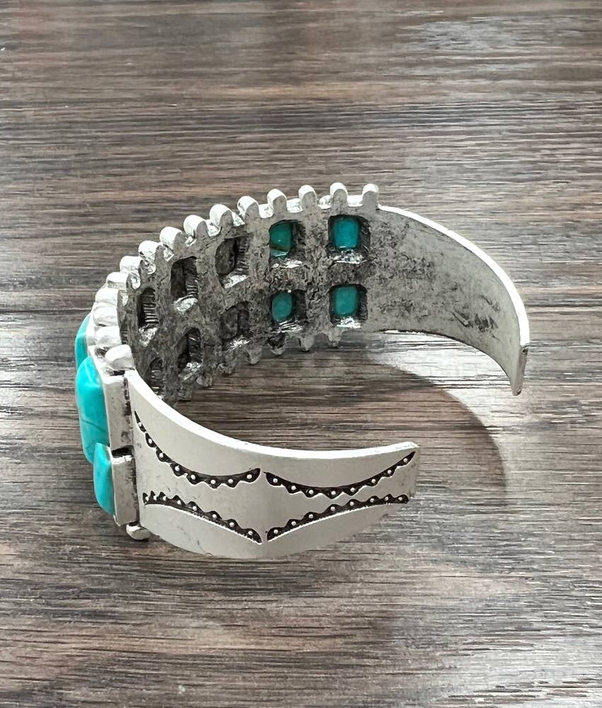 Double Stack Turquoise Cuff