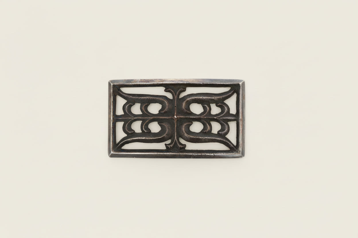 Navajo Sandcast Belt Buckle