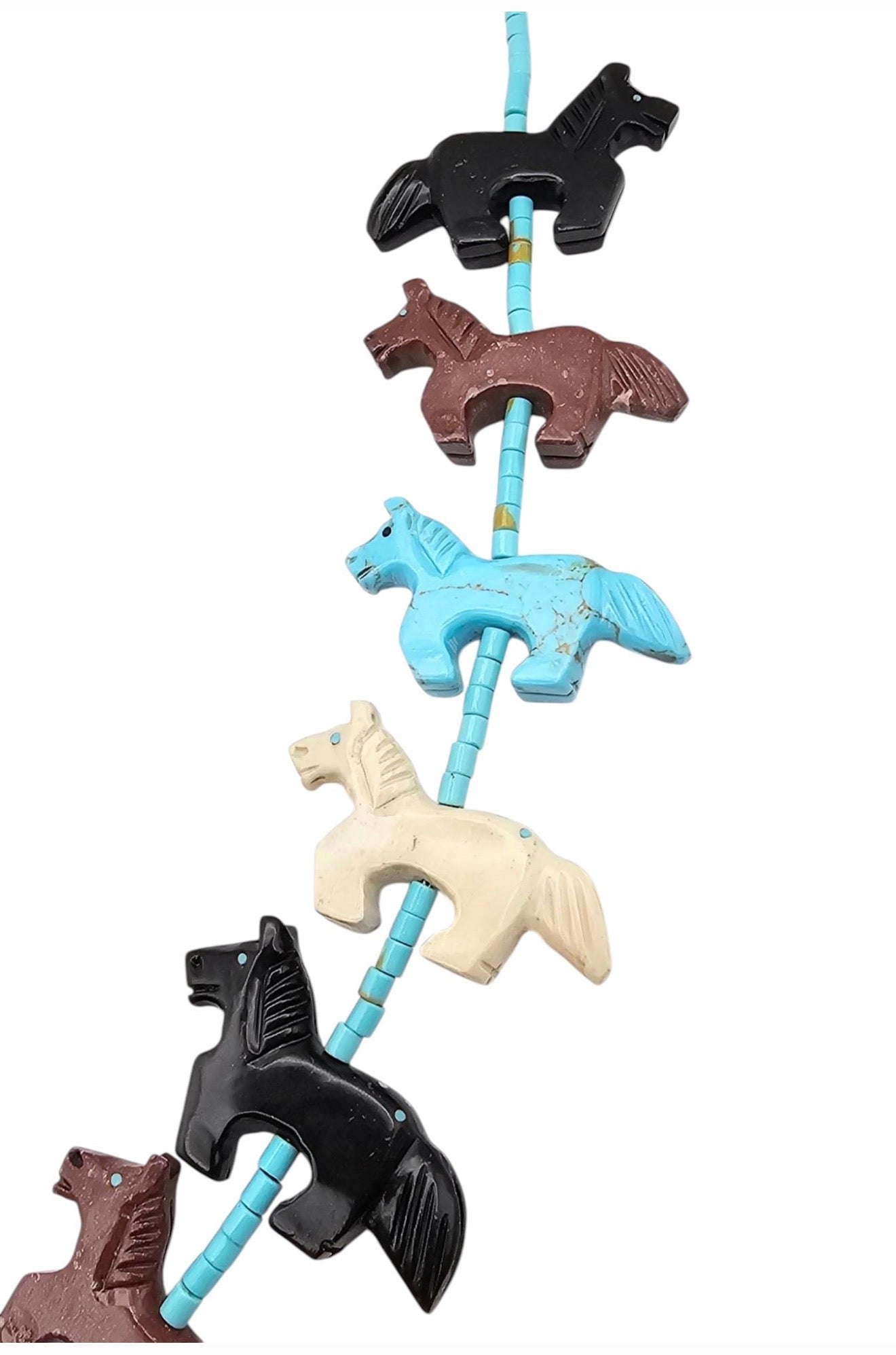 Ben Livingston Navajo Horse Necklace