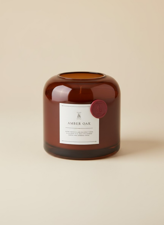 Amber Oak Candle - Short