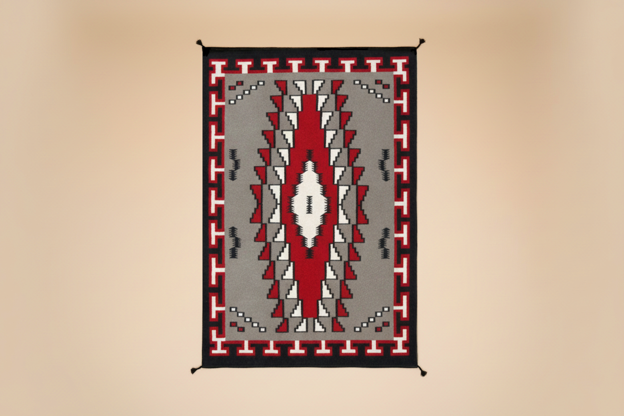 Southwest Trading Post | Handwoven Wool Rug | 4'x6'