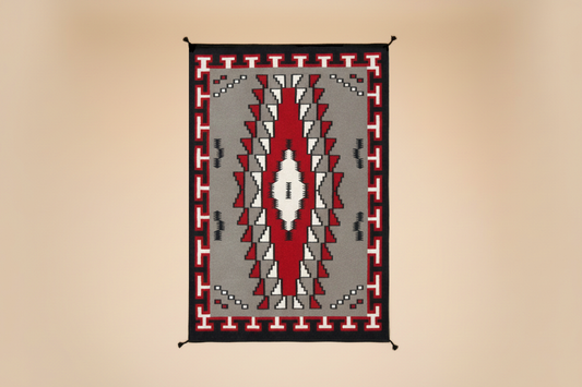 Southwest Trading Post | Handwoven Wool Rug | 4'x6'