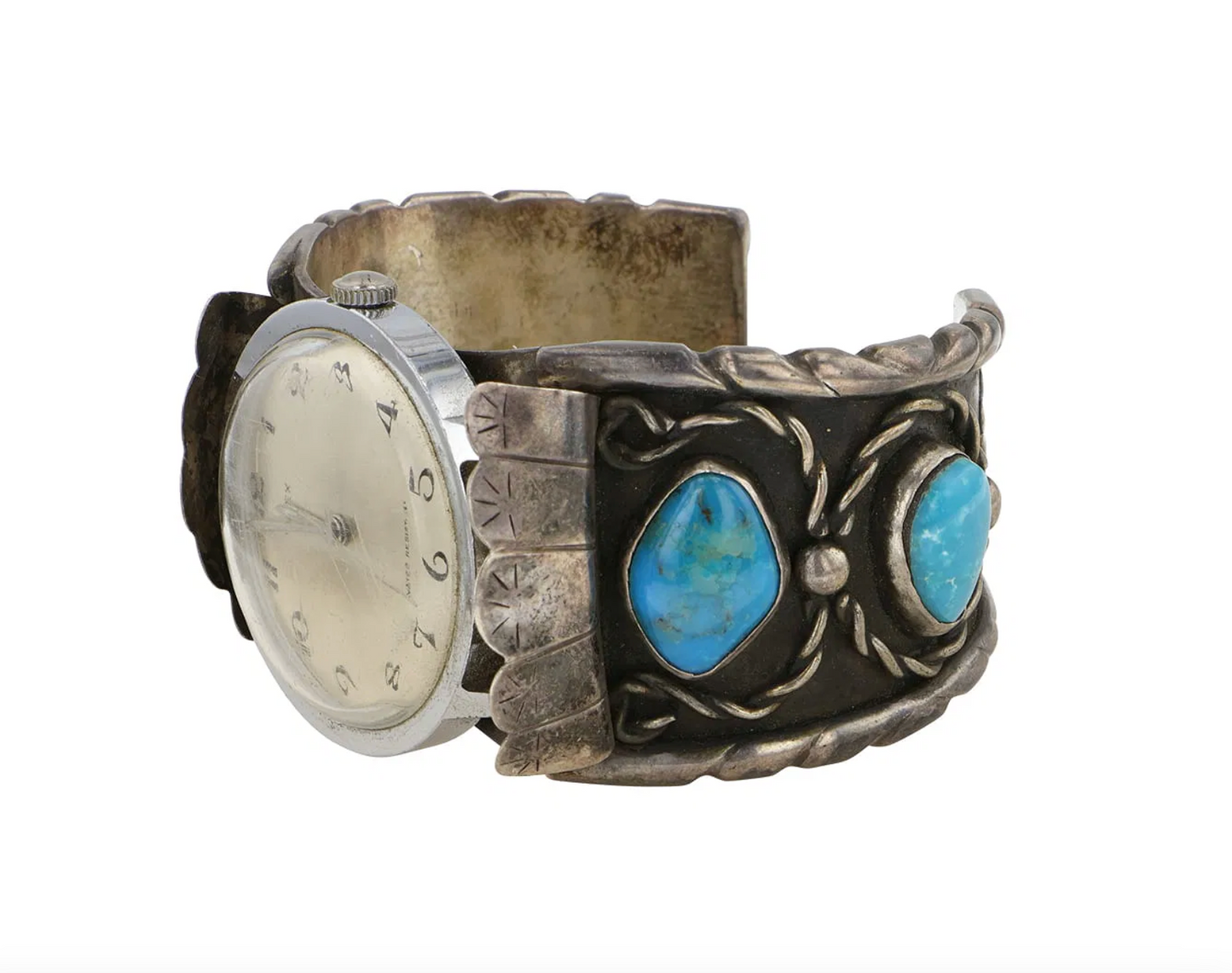 The High Desert Watch Cuff | Vintage Navajo Nevada Turquoise