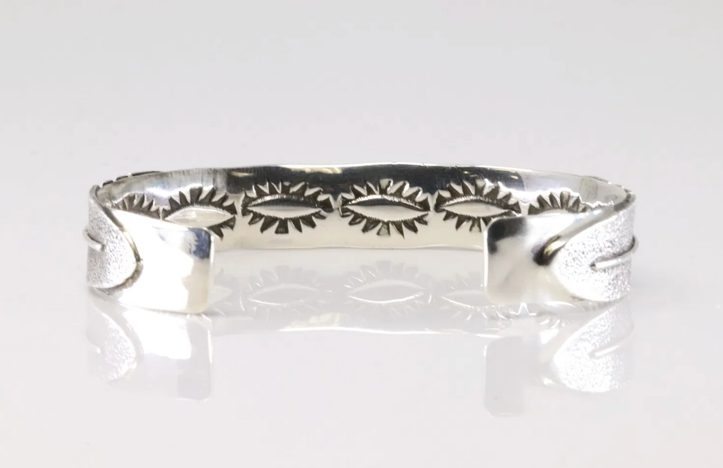 Irvin Yazzie Navajo Turquoise Feather Cuff