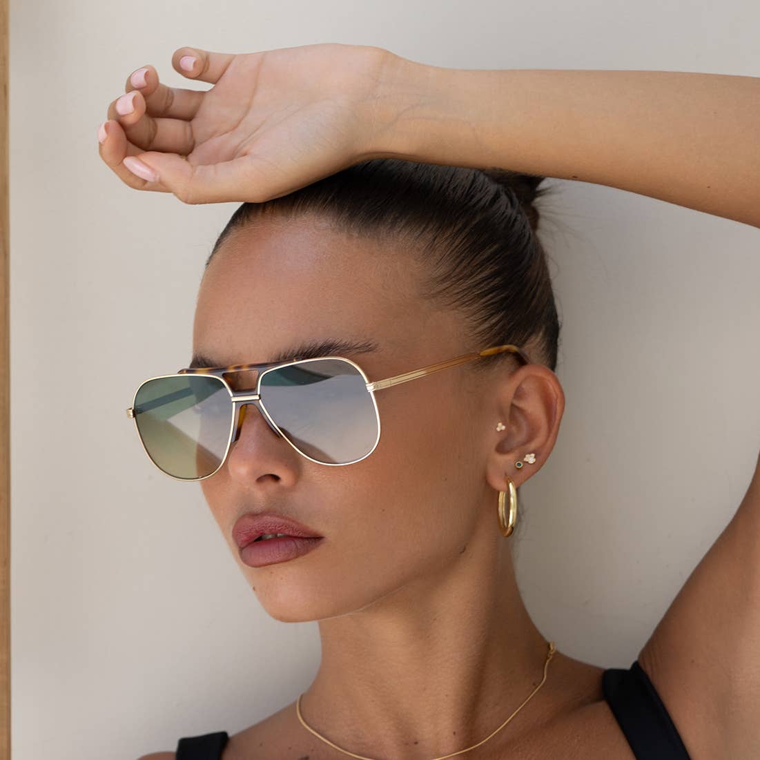 Logan Acetate Aviator Sunglasses