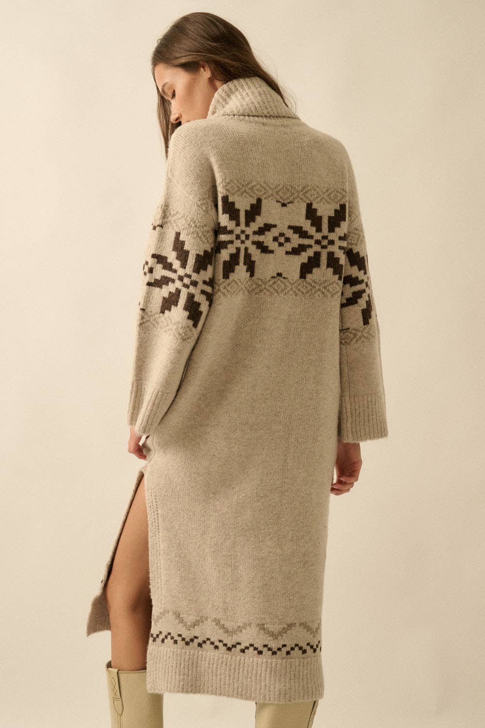 Alpine Knit Sweater Dress