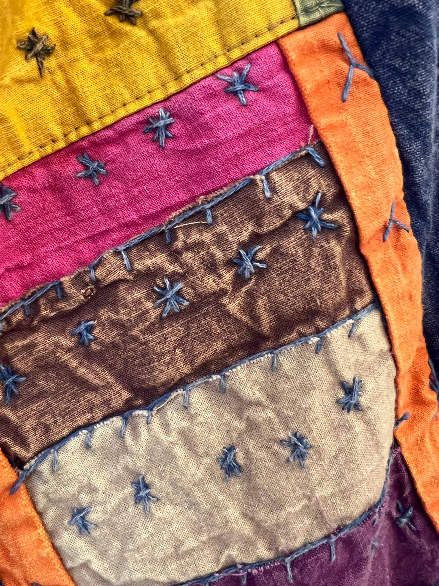 Extravagant Patchwork Kimono Coat