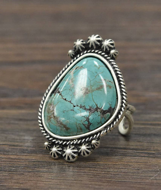 Turquoise Adjustable Ring