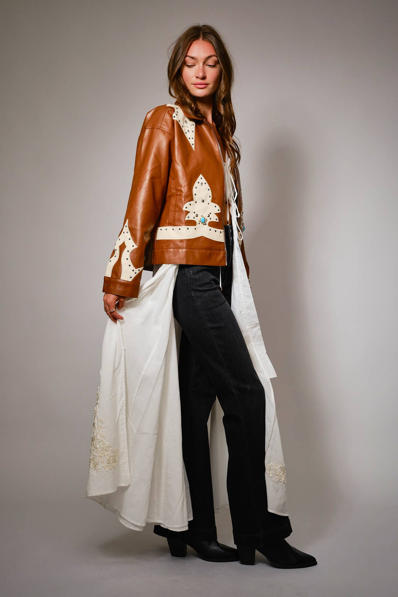 Rodeo Stud | Oversized Zip-Up Jacket