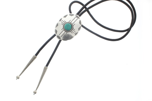 Turquoise Stone Bolo Tie