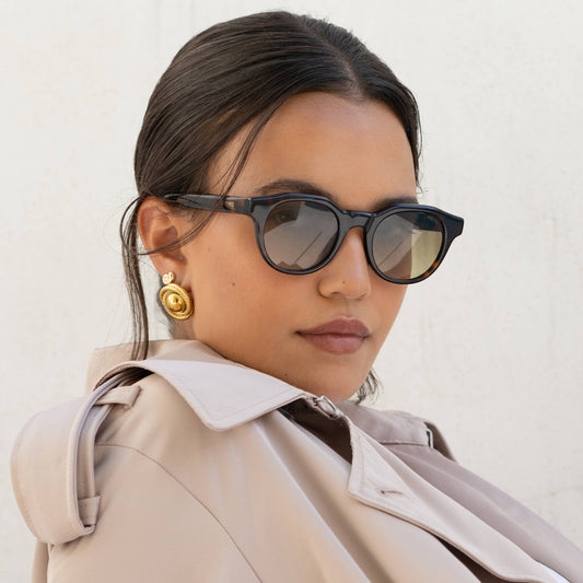 Cameron Acetate Round Sunglasses