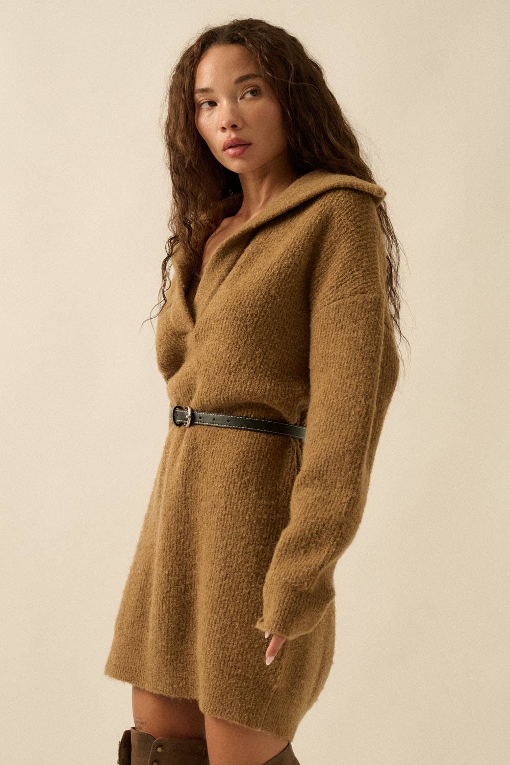 Collared Sweater Dress