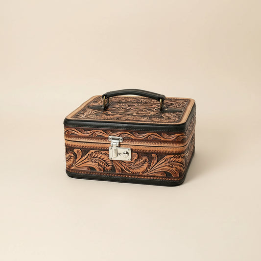 Jordan Hand-Tooled Jewelry Case
