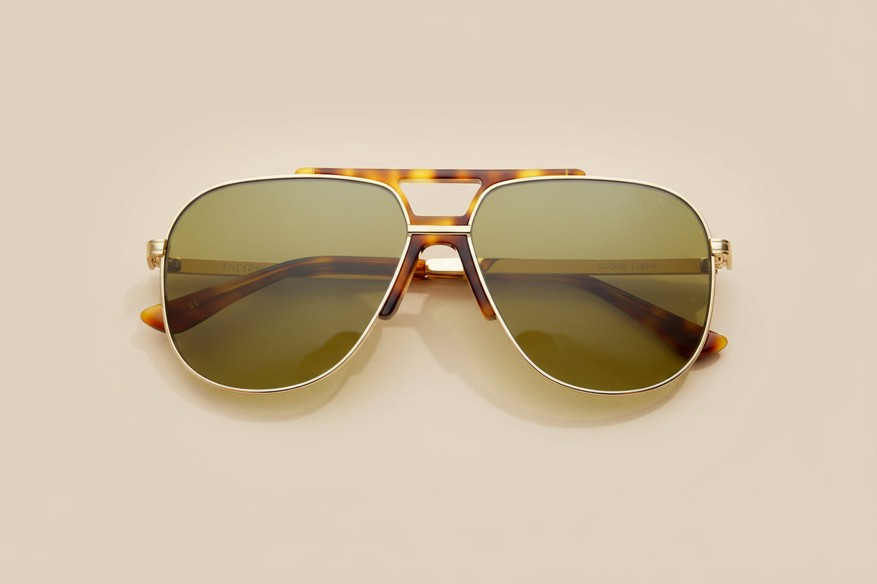 Logan Acetate Aviator Sunglasses
