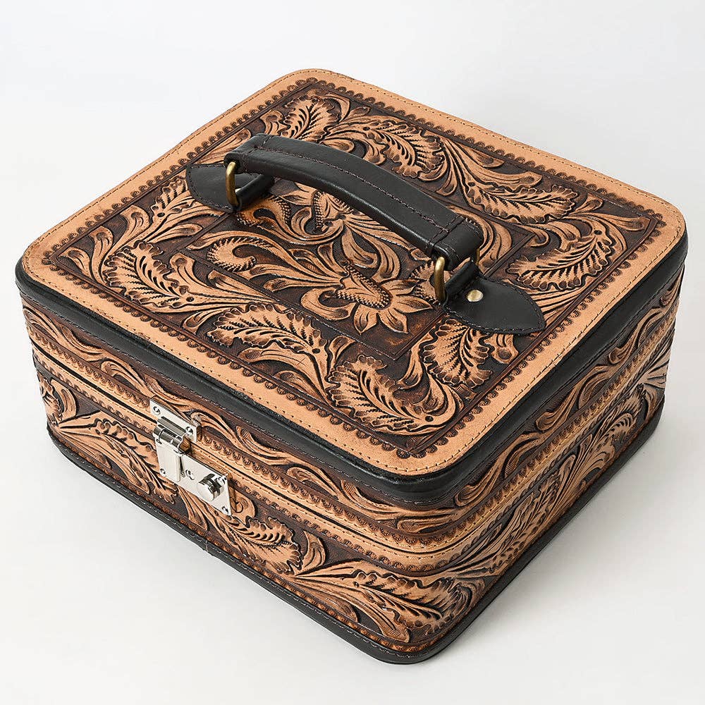 Jordan Hand-Tooled Jewelry Case