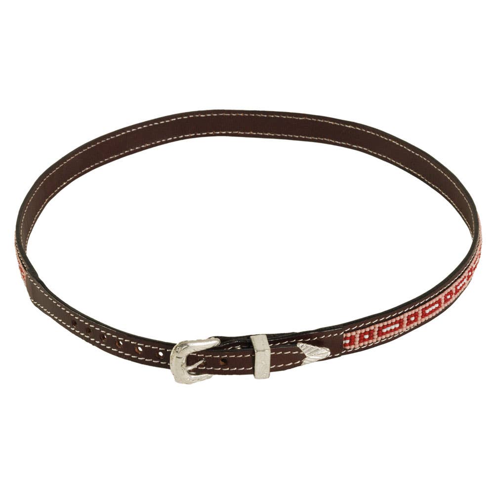 Mahlia Red Mesa Beaded Hat Band