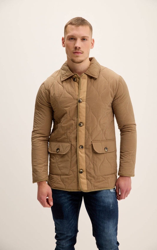 Bozeman Quilted Snap Button Coat