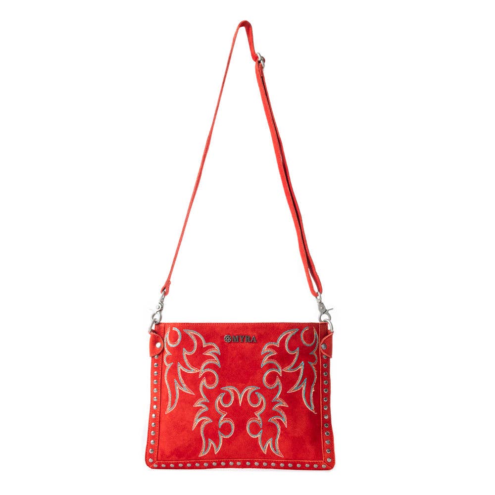 Texas Rose Embroidered Bag