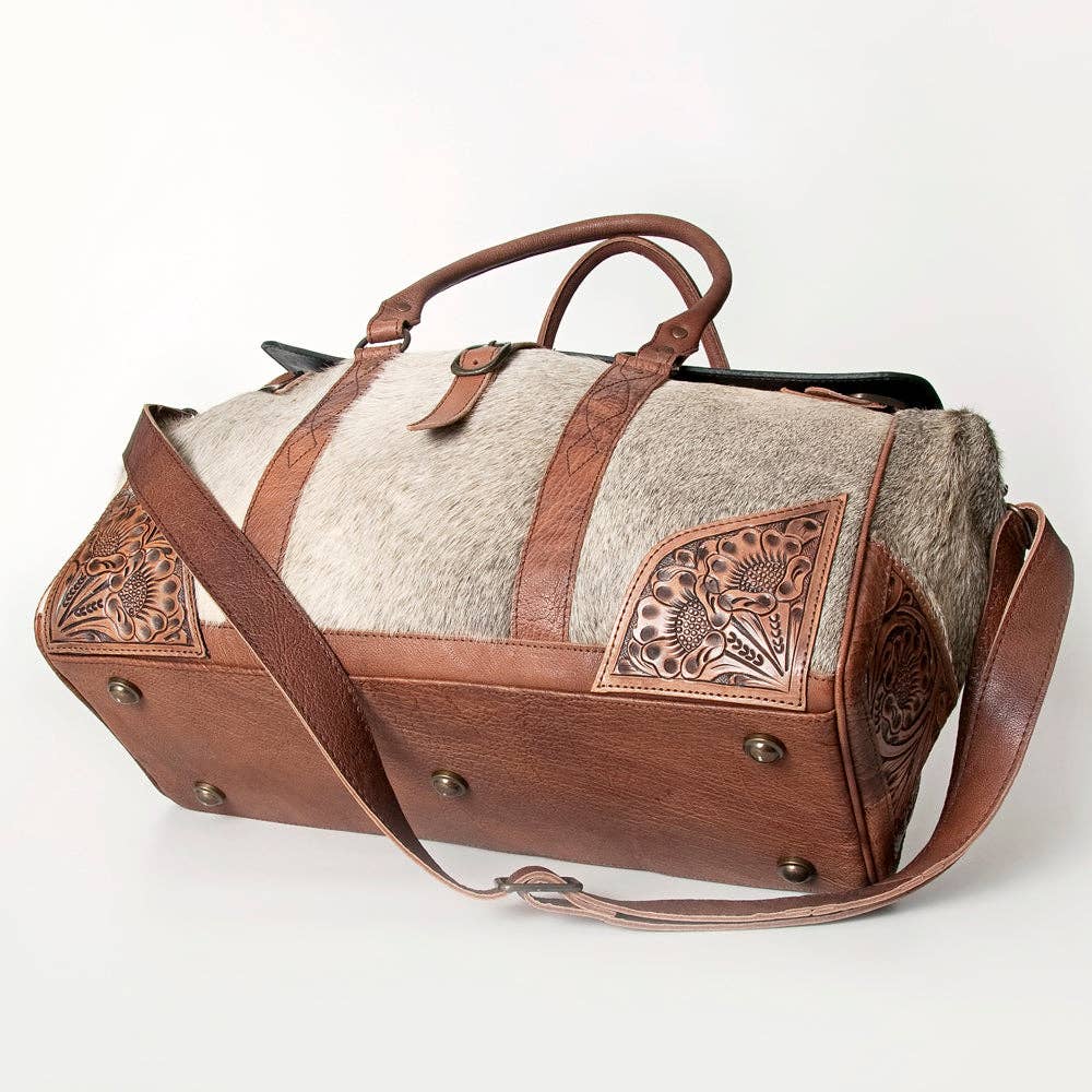 Clayton Tooled Leather Travel Bag