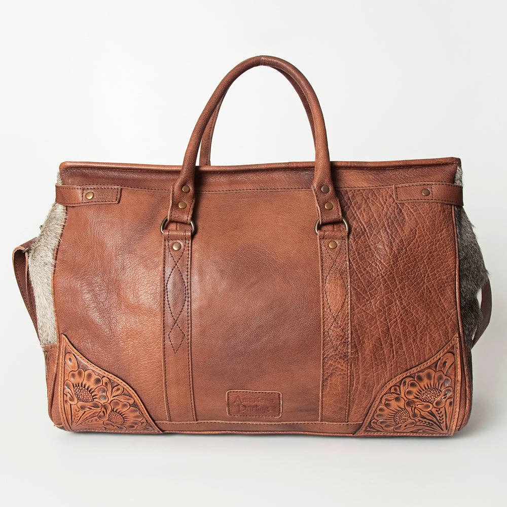 Clayton Tooled Leather Travel Bag