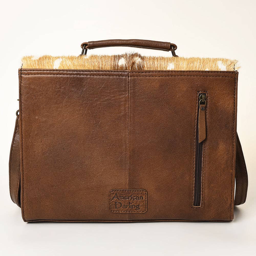 Cheryl Cowhide Briefcase Bag