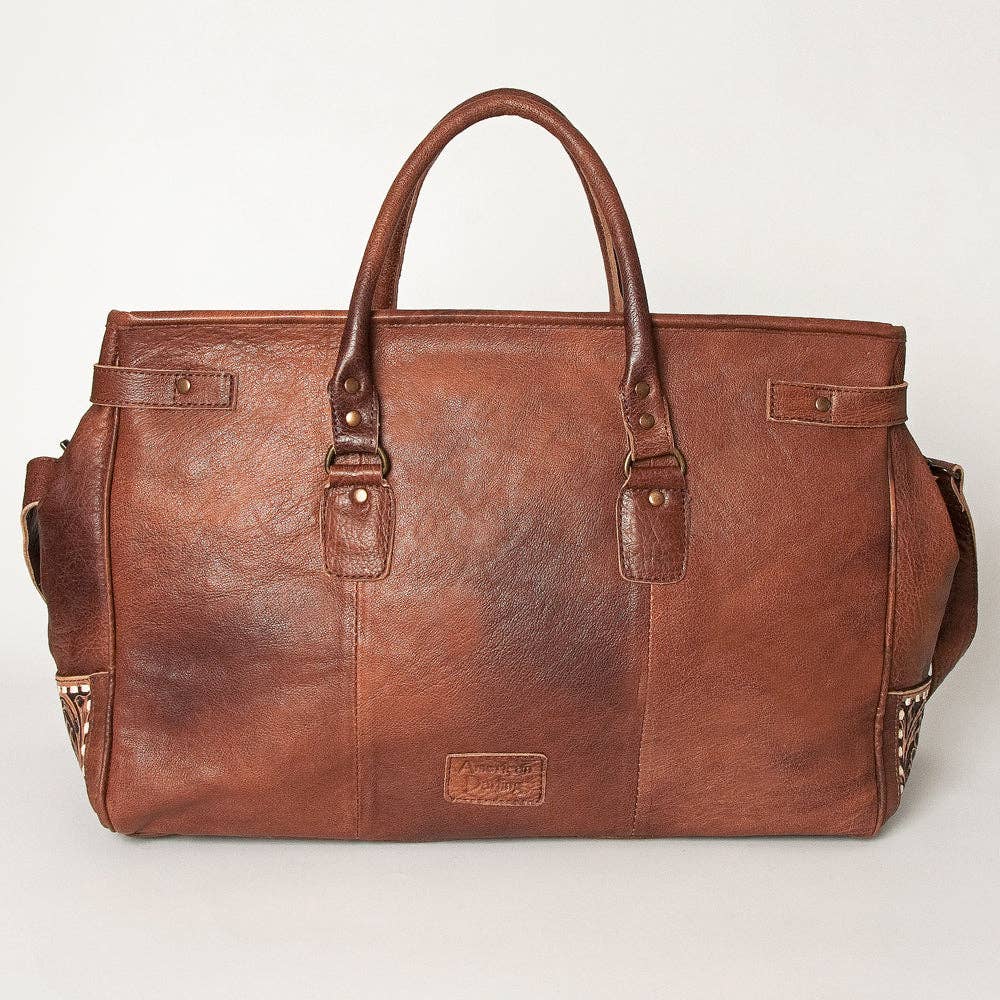 Clayton Tooled Leather Travel Bag