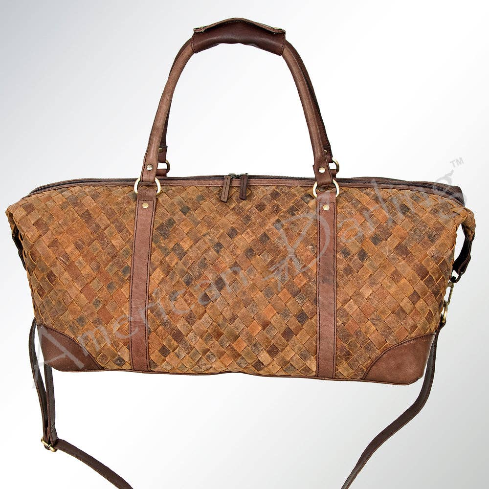 Chestatee Woven Leather Duffel