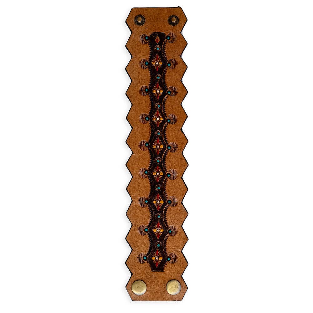 Canyon Crest Leather Cuff Bracelet