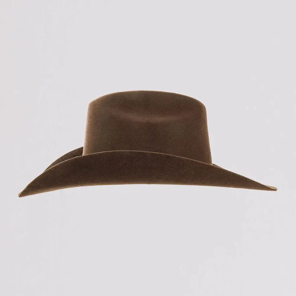 Wool Felt Western Cowboy Hat - Style Cattleman