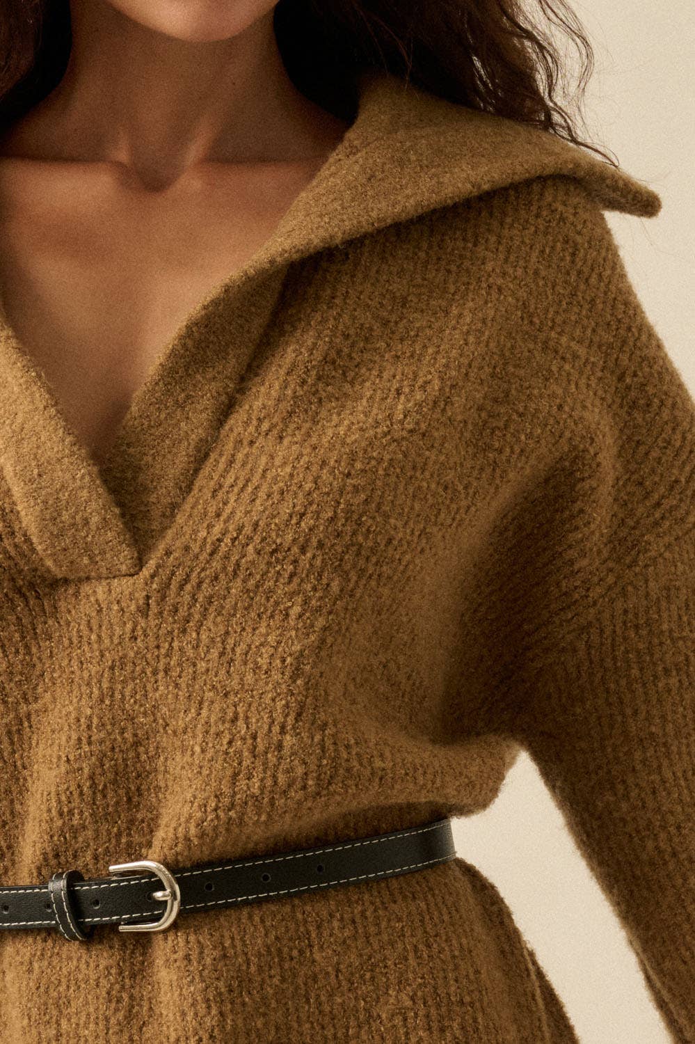 Collared Sweater Dress