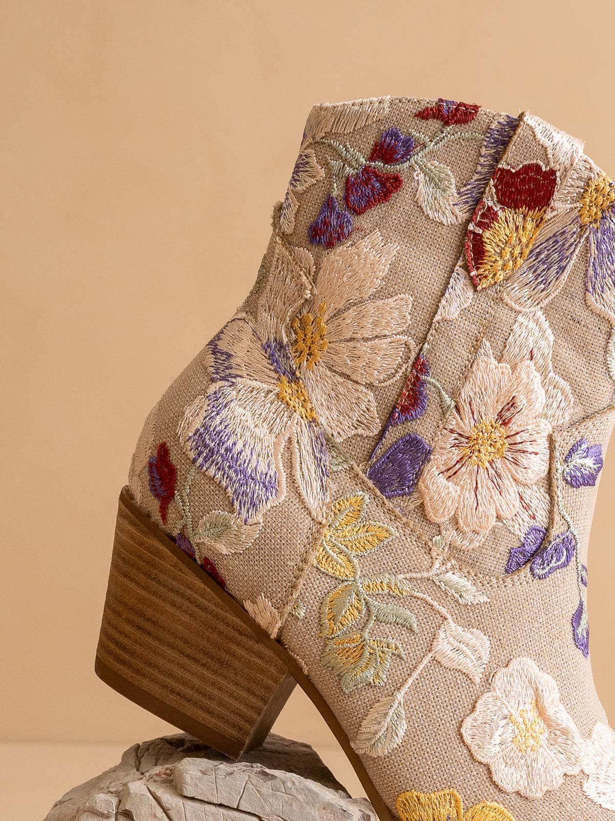 Wanda Floral Western Boot