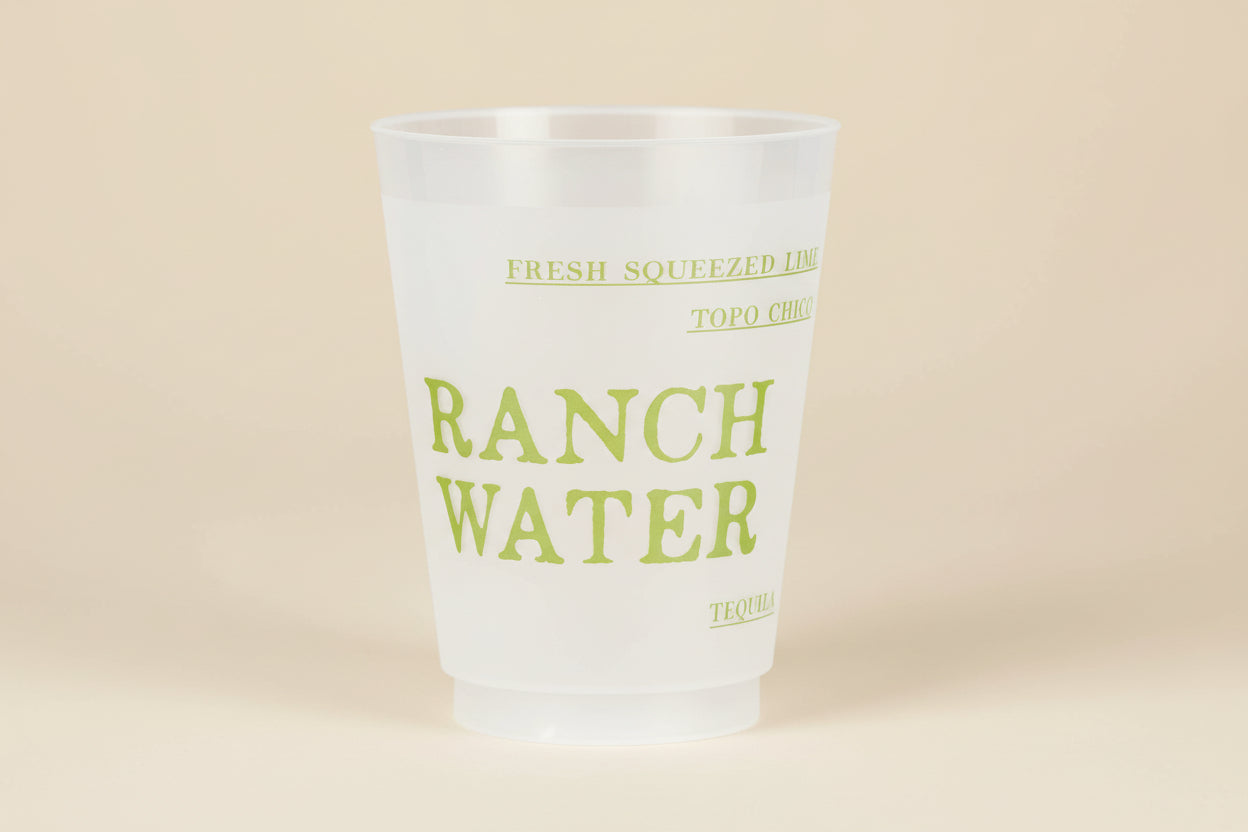 Ranch Water Frosted Cups Set/8