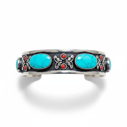 Blue Turquoise Cuff
