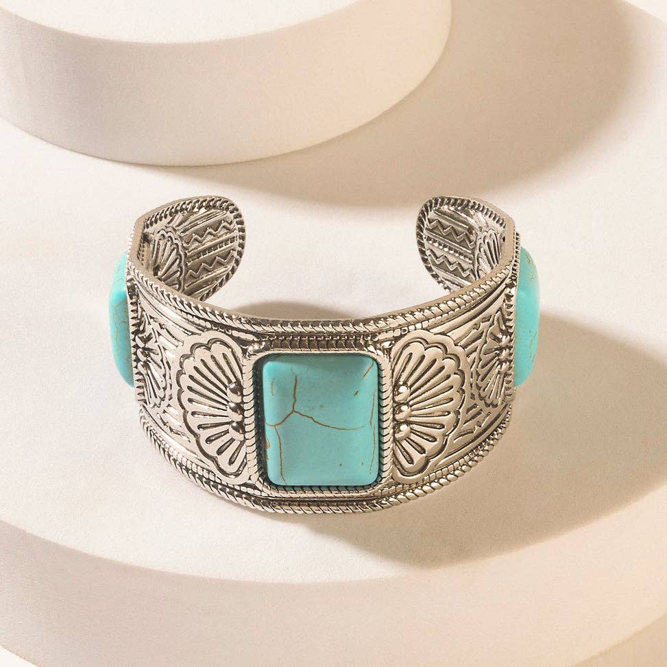 Desert Bracelet-Navajo Teal