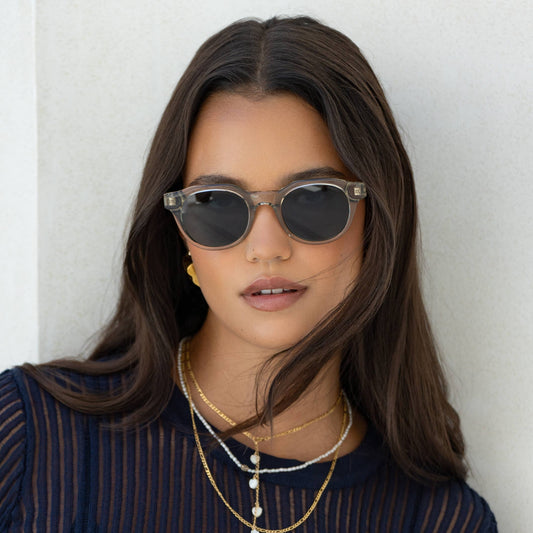 Cameron Acetate Round Sunglasses
